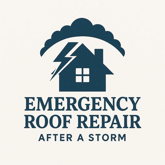 Emergency roof repair after a storm